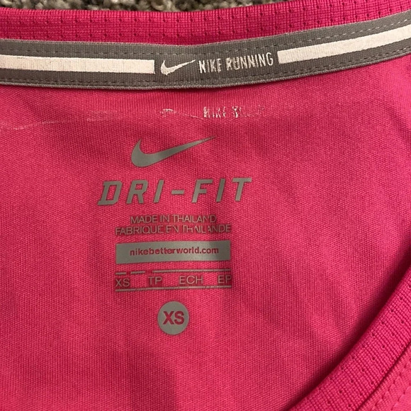 Nike DriFit Running Pink Tee - Picture 3 of 4